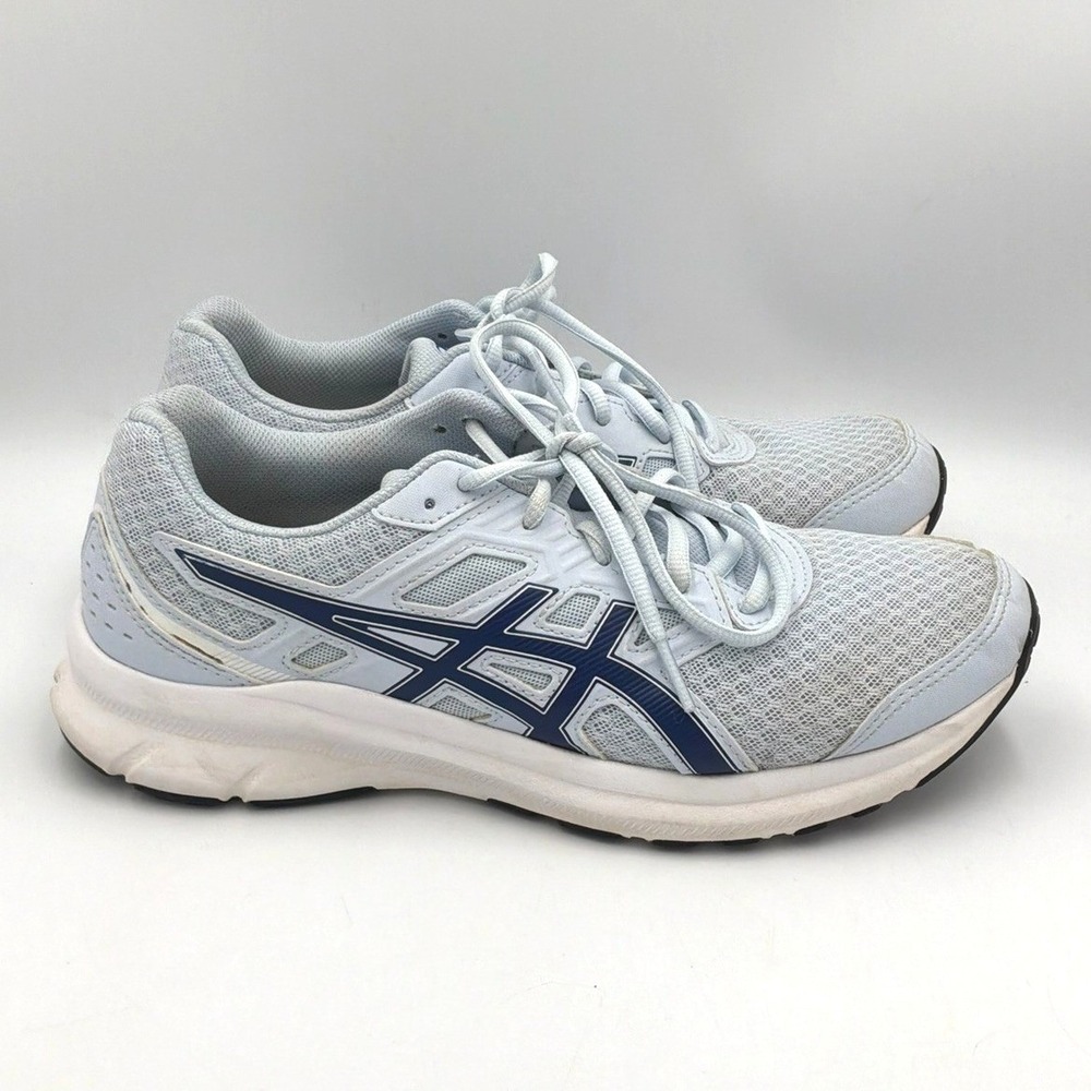 ASICS Jolt 2‎ Running Shoes Womens 8.5 Light Blue Navy 1012A908 Sneakers